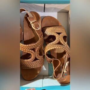 Baretrap posture +
wedge sandals size 10